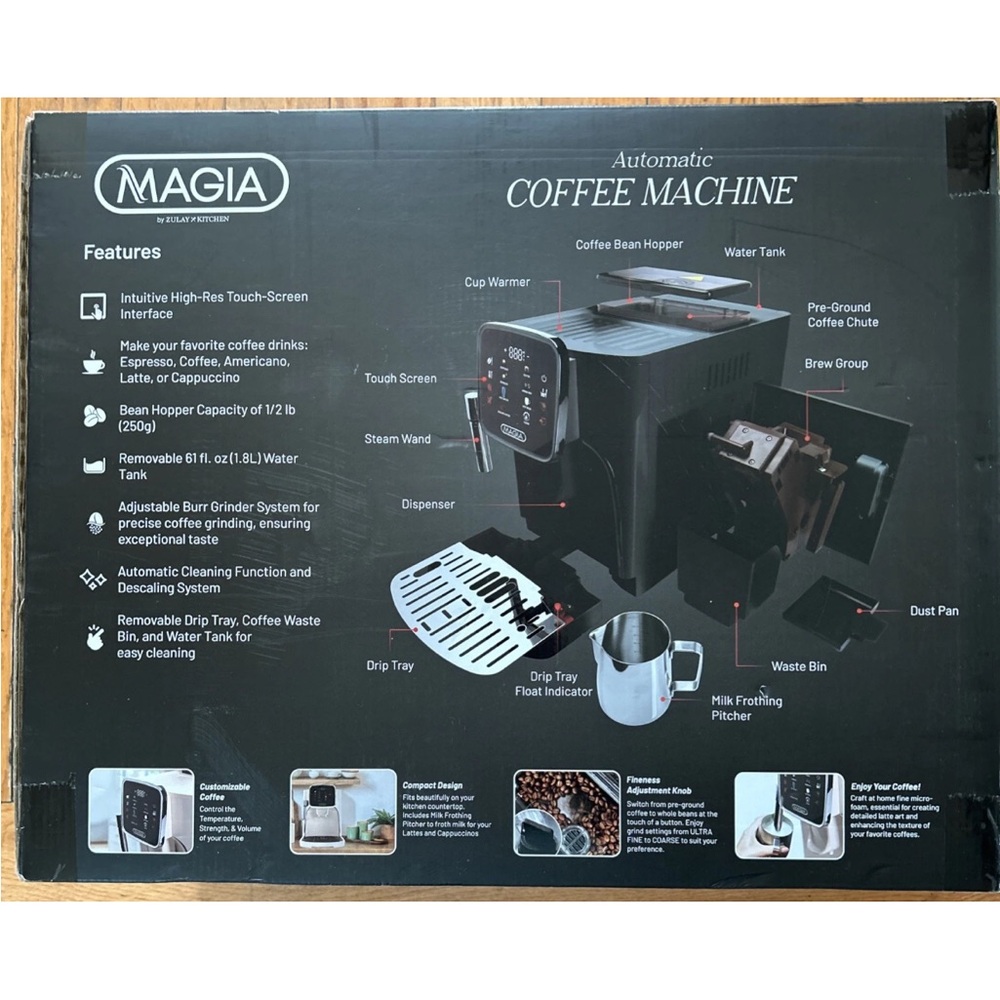 Magia Automatic Coffee Machine Black New In Box